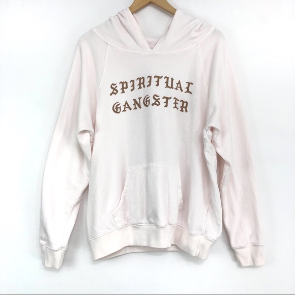 Spiritual Gangster Tops - SPIRITUAL GANGSTER We Are All One Hoodie Pink L